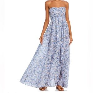 BANJANAN Madison Strapless Maxi Dress